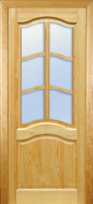 Межкомнатная дверь фабрики Поставский МЦ модель М7 ПО со стеклом не крашеная